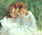Mary Cassatt The Sisters oil on canvas